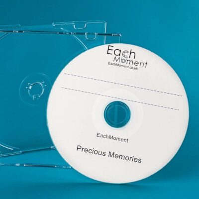 EachMoment DVD/CD option for storing family memories