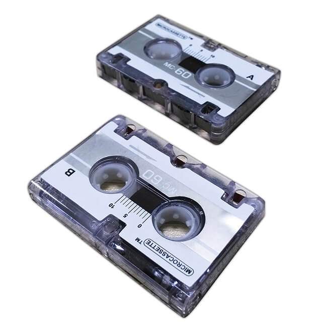 Two mini cassettes