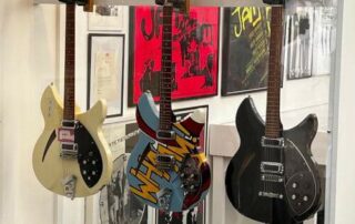 3 guitars from Paul Weller Exhbition