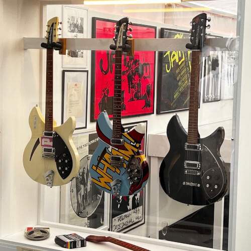 3 guitars from Paul Weller Exhbition